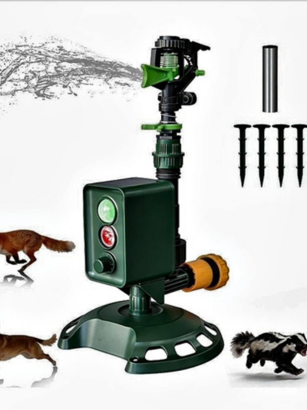 Towne Hall Farm Motion Activated Animal Repellent Sprinkler